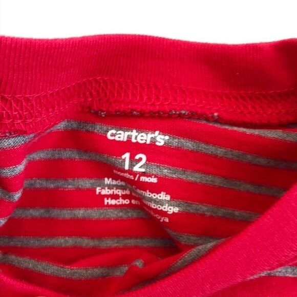 Carters NWT overalls set 12 months - Picture 6 of 7